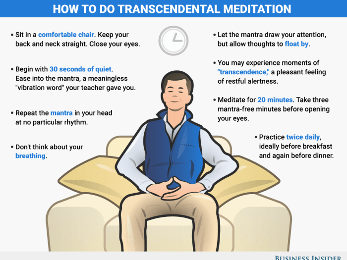 Meditation phenomenon boxes flowchart linked illustrating