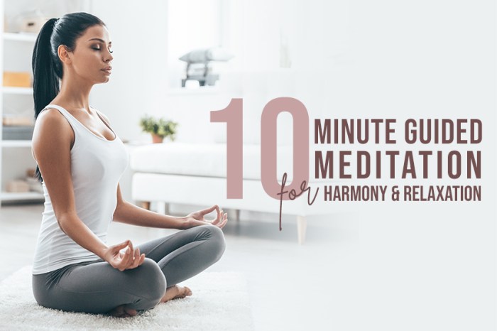Meditation guided minute